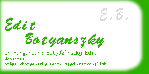 edit botyanszky business card